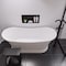 Alfi Brand 67" White Matte Pedestal Solid Surface Resin Bathtub AB9950 - alternate 6